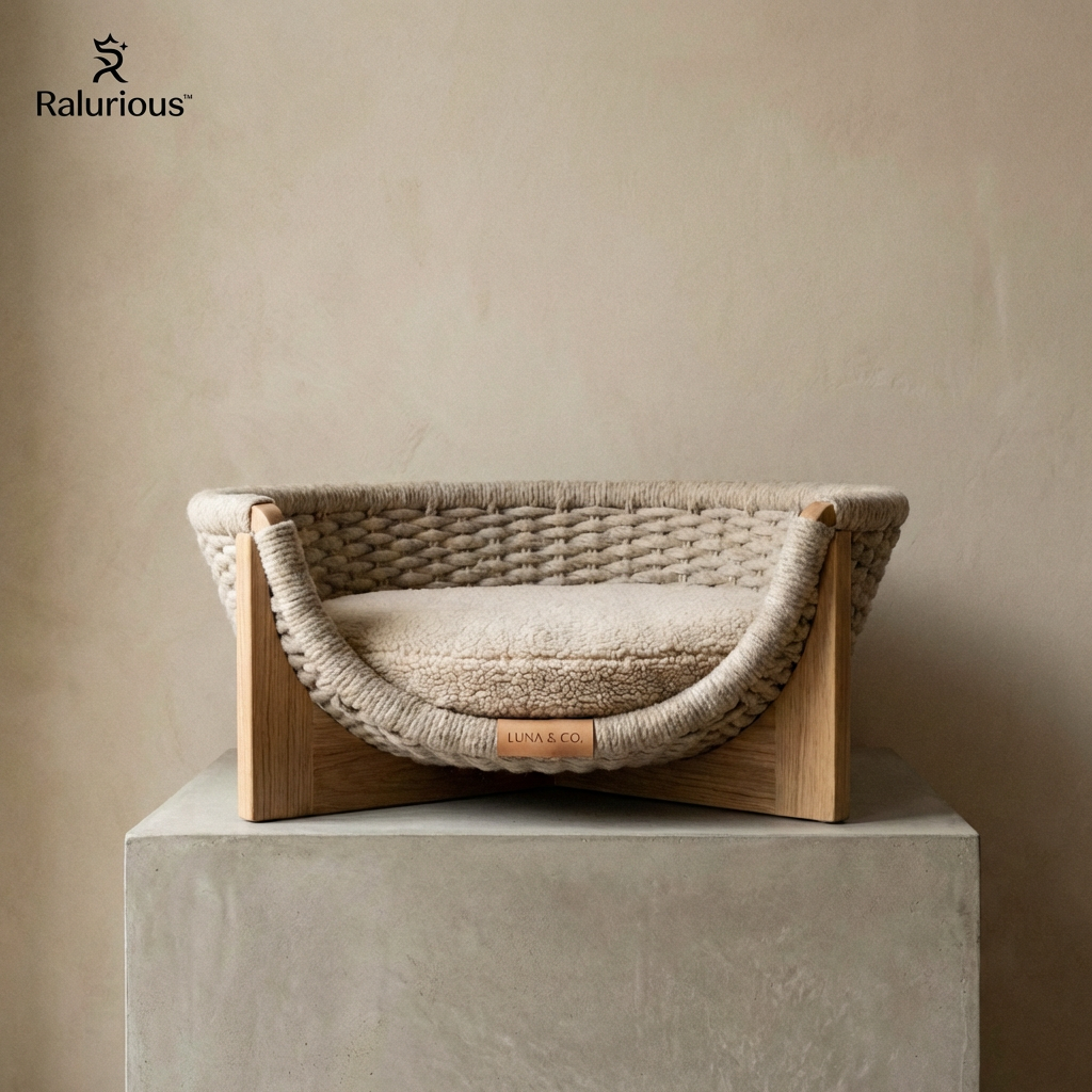 Ralurious™ DriftNest™ Elevated Hammock Pet Bed